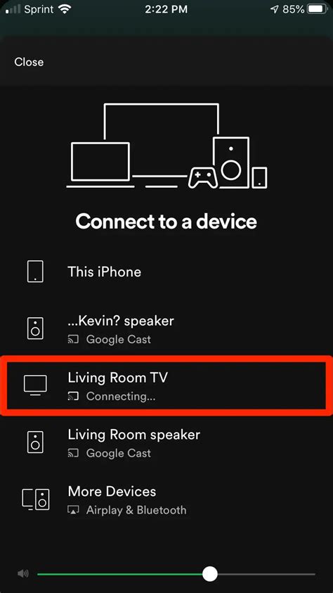 Spotify sur Chromecast