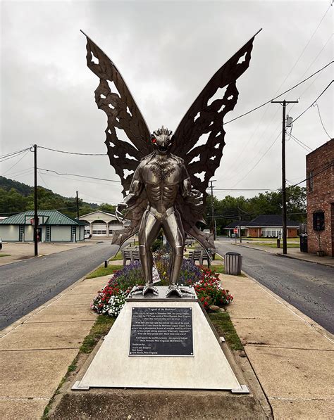 Statue du Mothman à Point Pleasant