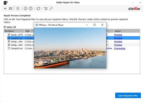 Stellar Repair for Video