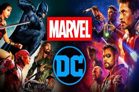 Super héros Marvel et DC Comics