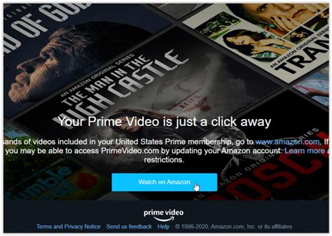 Supprimer de la liste de surveillance Prime Video