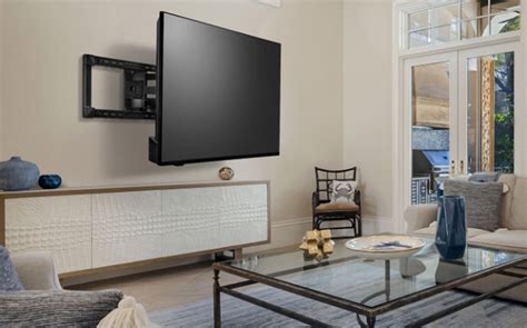 Téléviseur The Frame accroché au mur