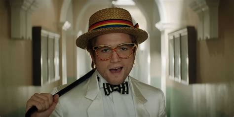 Taron Egerton dans Rocketman