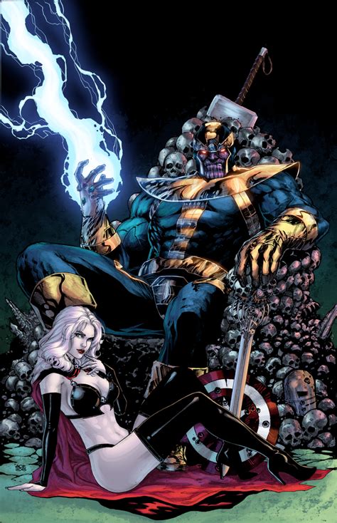 Thanos et Lady Death