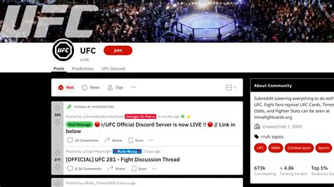 UFC Streaming Sites
