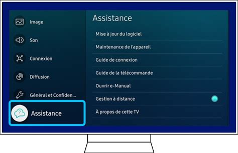 Vérification de l'année du téléviseur Samsung