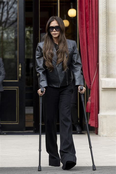 Victoria Beckham à la Fashion Week de Paris