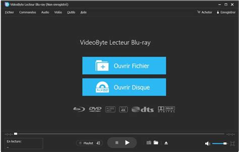 VideoByte Lecteur Blu-ray Interface