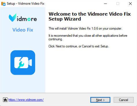 Vidmore Video Fix